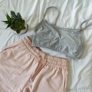 3/$20 FRUIT OF THE LOOM CROP TOP/SPORTS BRA